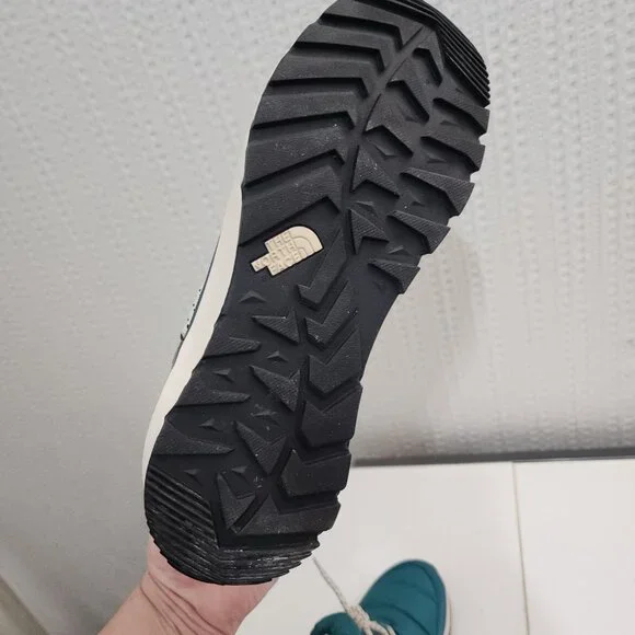 The North Face Women's ThermoBall Lace Up Waterproof Boots Teal Blue Size 9 - Picture 11 of 13